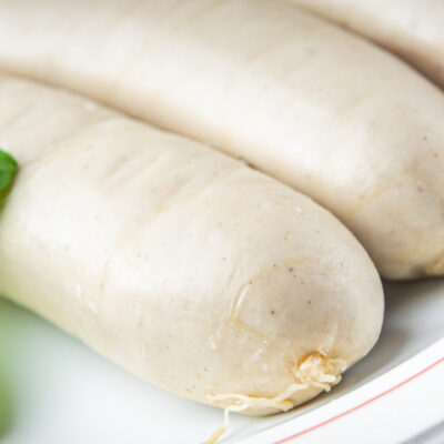 TR198 BOUDIN BLANC AU COGNAC FINE CHAMPAGNE – Barquette 2 kg env. – 15 bouts env.